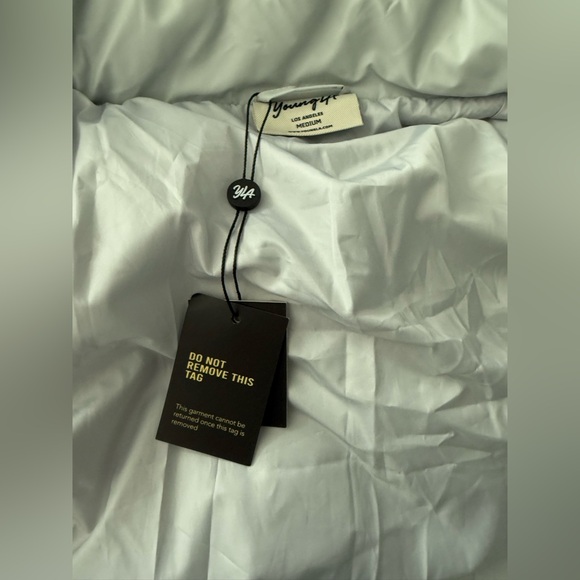 Youngla coat size medium women crop winter puffer jacket new with tags - Picture 2 of 5